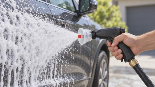 Démonstration vidéo : buse à mousse de lavage en action
